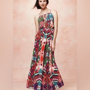 Maeve x Anthropologie- gorgeous maxi dress. Mexico vacay vibes! Size 4